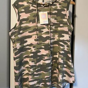 Lularoe Brittany Hooded Tank Top